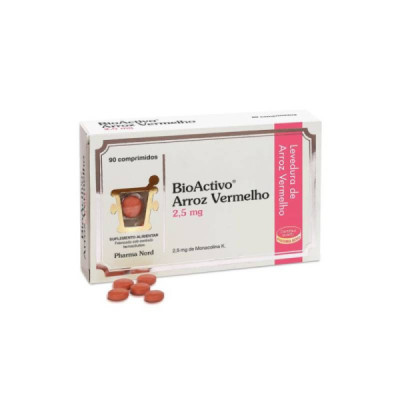 Bioactivo Arroz Vermelho 2.5mg Comprimidos x90 | Farmácia d'Arrábida