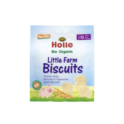 Holle Bio Biscoitos Trigo Espelta Animais Da Quinta 100g +10M