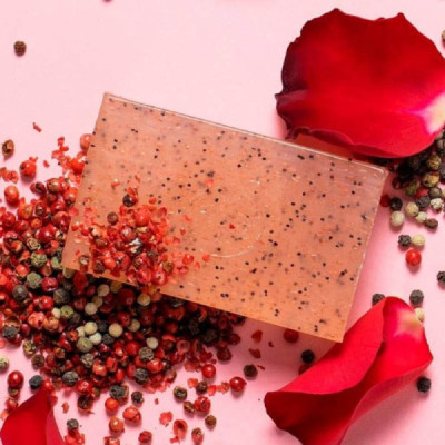 Apivita Sabonete Natural Rosa e Pimenta Preta 125g