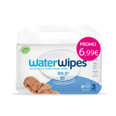 WaterWipes Toalhitas Biodegradáveis Bebé Promo Preço Especial