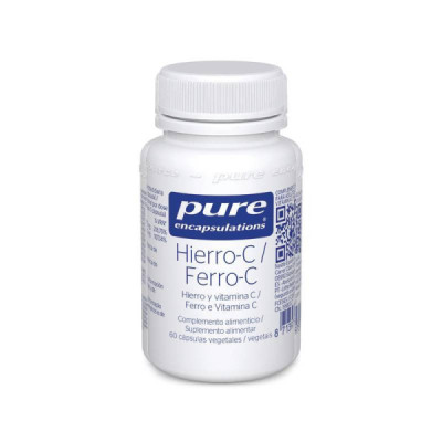Pure Encapsulations Ferro-C 60Caps | Farmácia d'Arrábida