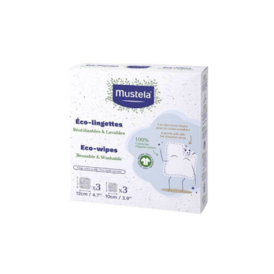 Mustela Bebé Toalhitas ECO Reutilizáveis x6