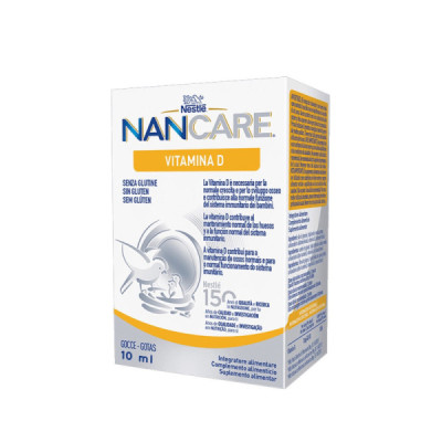 Nancare Vitamina D Gotas 10ml | Farmácia d'Arrábida