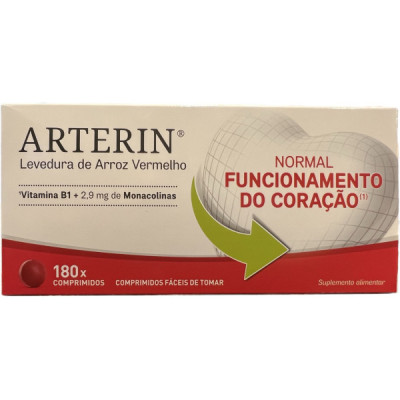 Arterin Levedura Arroz Vermelho Comprimidos X180
