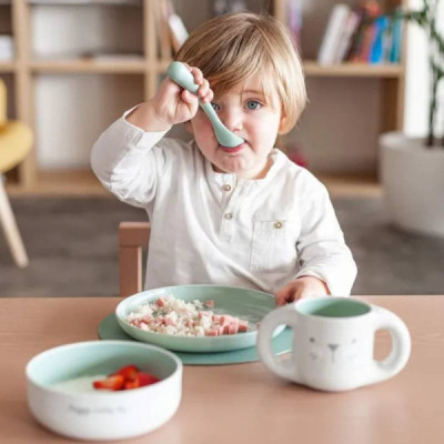 Suavinex Hygge Conjunto de Refeição Verde +6M