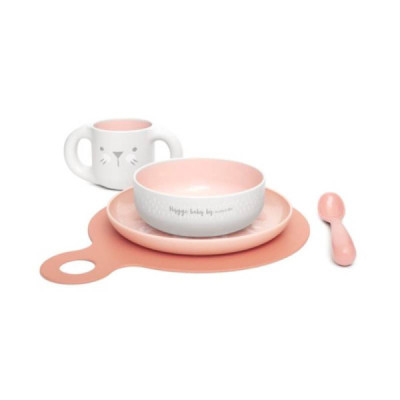 Suavinex Hygge Conjunto de Refeição Rosa +6M