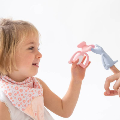 Saro Sweeet & Fun Mordedor Marioneta Rosa +3M