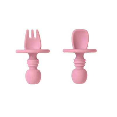 Saro Talheres de Iniciação Anti-Asfixia Rosa +4M