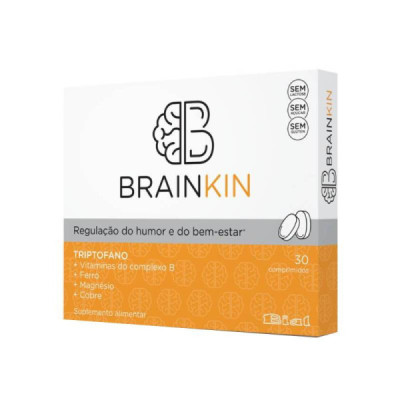 Brainkin Regulação do Humor e Bem-Estar Comprimidos x30 | Farmácia d'Arrábida