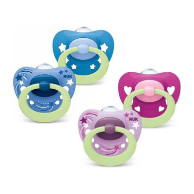 Nuk Signature Night Chupeta Silicone 0-6M
