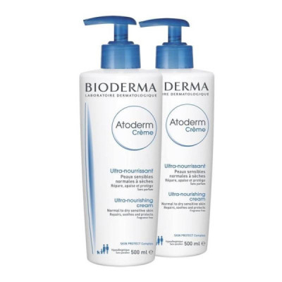 Bioderma Atoderm Creme Duo 500ml+500ml | Farmácia d'Arrábida