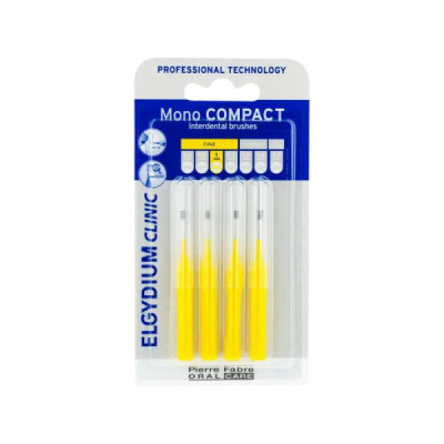 Elgydium Clinic Mono Compact Escovilhão Amarelo ISO2 | Farmácia d'Arrábida