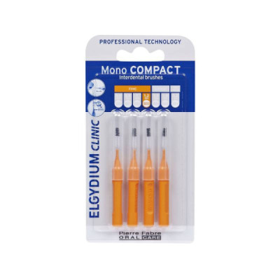 Elgydium Clinic Mono Compact Escovilhão Laranja ISO3 | Farmácia d'Arrábida