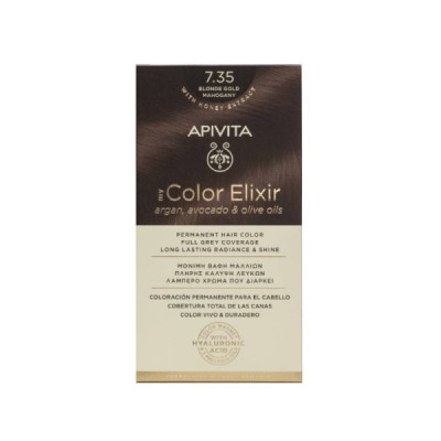 Apivita My Color Elixir Cor 7.35 Loiro Dourado Mogno
