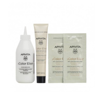 Apivita My Color Elixir Cor 5.65 Castanho Claro Mogne Avermelhado