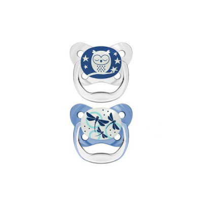 Dr. Brown\`s Prevent Noturna Chupeta Silicone Azul 0-6M