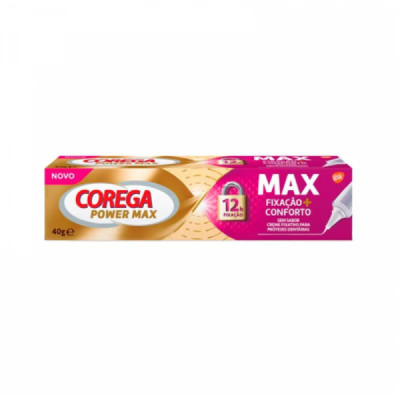 Corega Power Max Fixação + Conforto Creme 40g