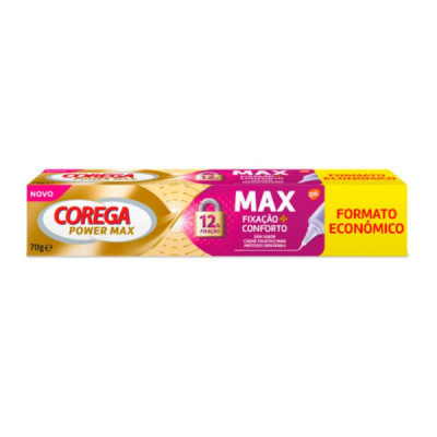Corega Power Max Fixação + Conforto Creme 70g | Farmácia d'Arrábida
