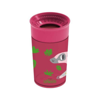 072239323847 Dr. Brown's Copo 360º Sem Asas Vermelho +9M 300ml