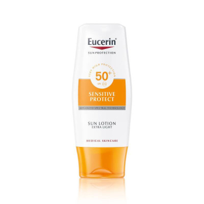 Eucerin Sun Sensitive Loção Extra Light FPS 50+ 150ml | Farmácia d'Arrábida