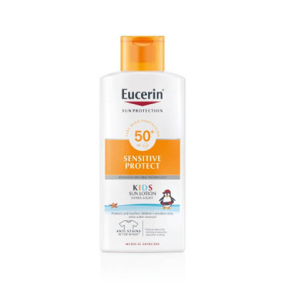 Eucerin Sunkids Sensitive Loção FPS 50+ 400ml | Farmácia d'Arrábida