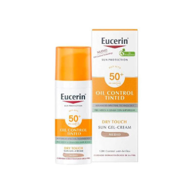 Eucerin Sunface Oil Control Médio FPS 50+ 50ml | Farmácia d'Arrábida
