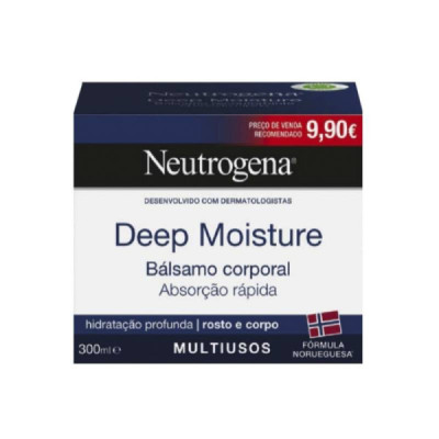 Neutrogena Deep Moisture Bálsamo Preço Especial 300ml | Farmácia d'Arrábida