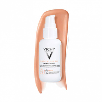 7098004 Vichy Capital Soleil UV-Age Daily Care com Cor FPS 50+ 40ml