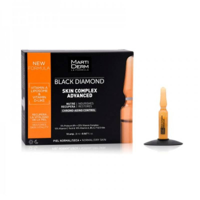 Martiderm Black Diamond Skin Complex Advanced Ampolas 10x2ml