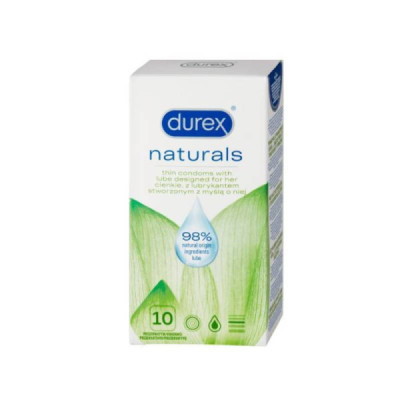 Durex Naturals Preservativos x10 | Farmácia d'Arrábida