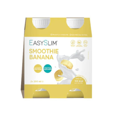 EasySlim Smoothie Banana 2x200ml | Farmácia d'Arrábida