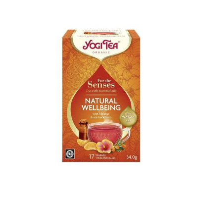 Yogi Tea Bio Chá Sentidos Bem-Estar Natural x17