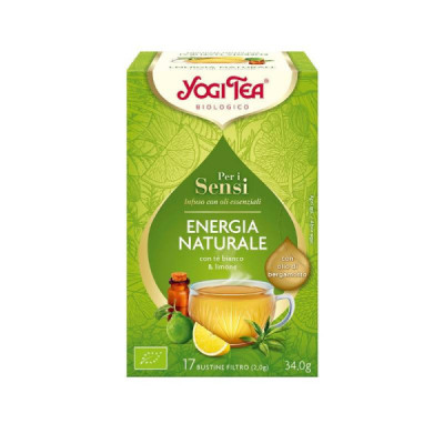 Yogi Tea Bio Chá Sentidos Energia Natural x17 | Farmácia d'Arrábida