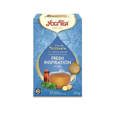 Yogi Tea Bio Chá Sentidos Inspiração Fresca x17