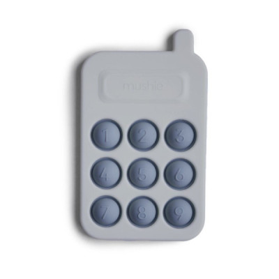 Mushie Pop It Phone Silicone Azul +10M | Farmácia d'Arrábida
