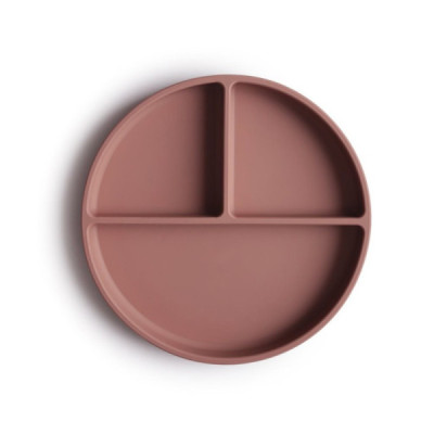 Mushie Prato Compartimentos Silicone Bordeaux +6M