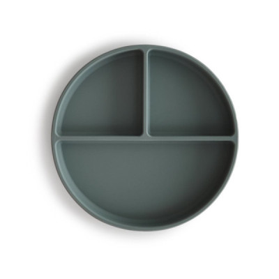 Mushie Prato Compartimentos Silicone Verde Escuro +6M | Farmácia d'Arrábida