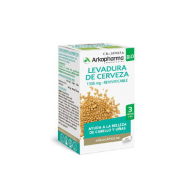 Arkocápsulas Levedura de Cerveja Bio x45