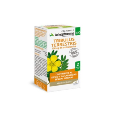 Arkocápsulas Tribulus Terrestris Bio x40 | Farmácia d'Arrábida