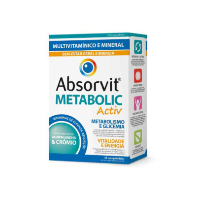 Absorvit Metabolic Activ Comprimidos x30 | Farmácia d'Arrábida
