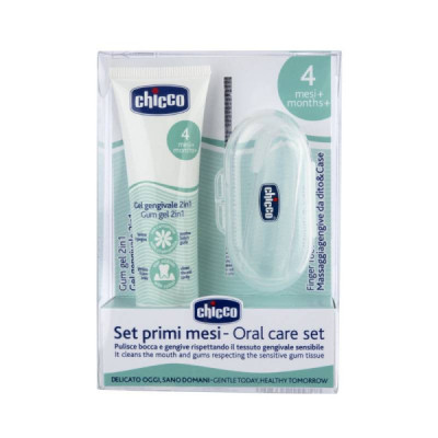 Chicco Kit Gel Gengival Primeiros Meses +4M