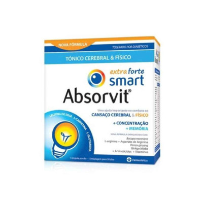 Absorvit Smart Extra Forte Ampolas Bebíveis 20x10ml | Farmácia d'Arrábida