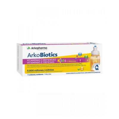 ArkoBiotics Vitaminas e Defesas Kids 7x10ml | Farmácia d'Arrábida