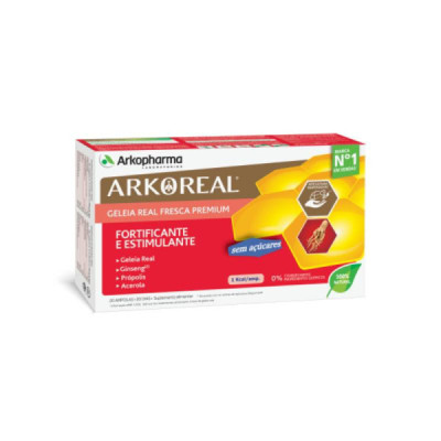 Arkoreal Geleia Real + Ginseng x20 | Farmácia d'Arrábida