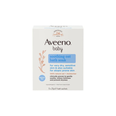Aveeno Baby Pó de Banho Aveia 5x21g
