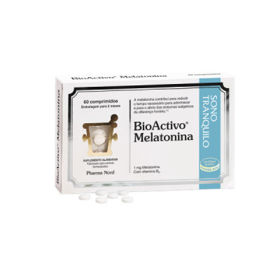BioActivo Melatonina Comprimidos x60 | Farmácia d'Arrábida