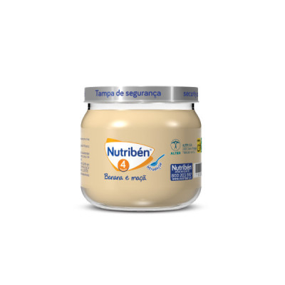 Nutribén Boião Banana e Maçã 120g +4M