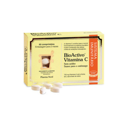 BioActivo Vitamina C Comprimidos x60 | Farmácia d'Arrábida