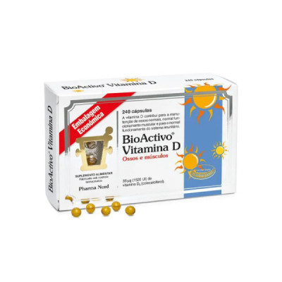 BioActivo Vitamina D Cápsulas x240