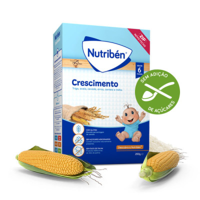 Nutribén Papa Não Láctea Crescimento 250g +6M